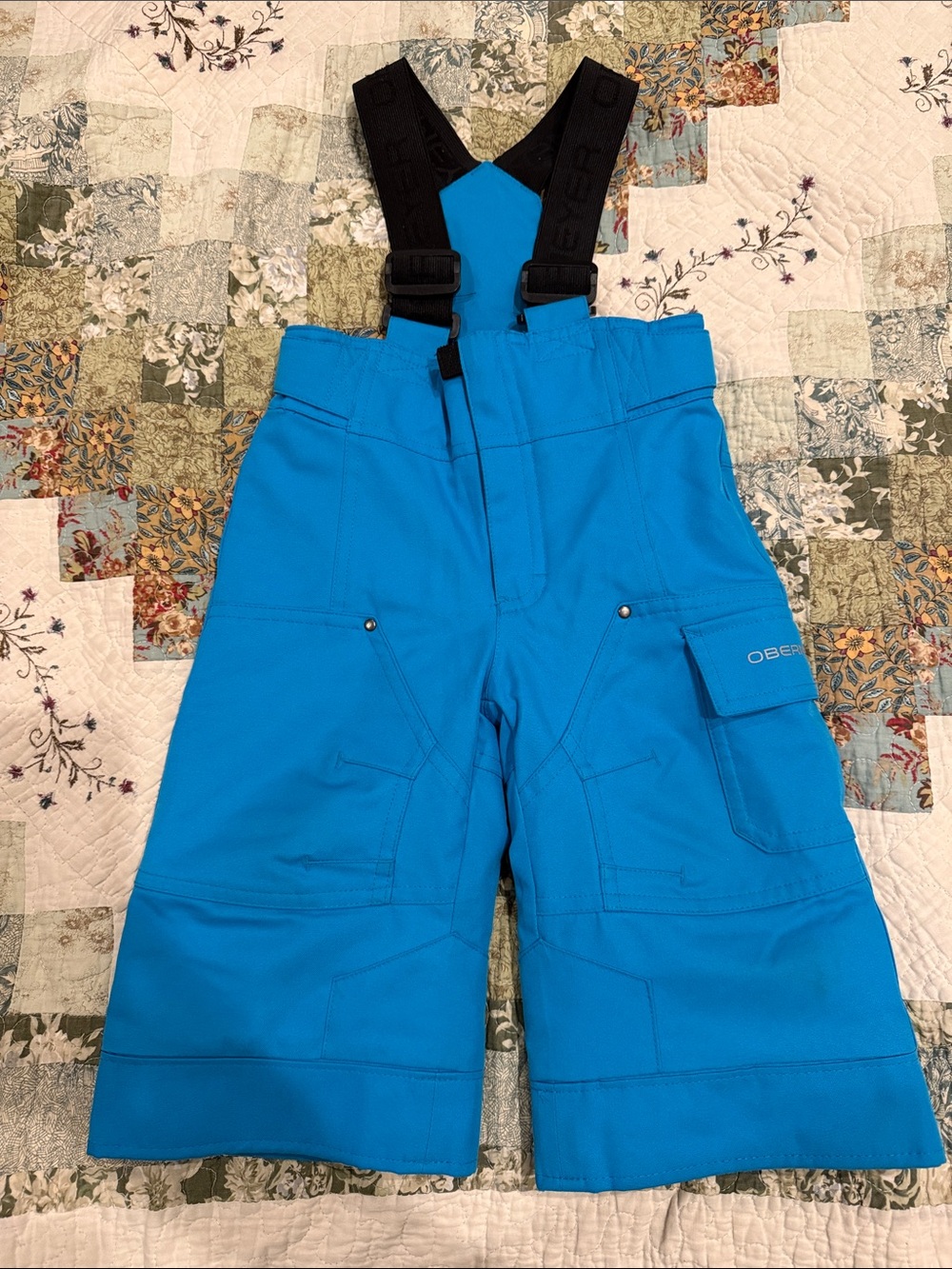 Obermeyer Kids' Snow Bib Pants with Adjustable Suspenders and I Grow size 1-2